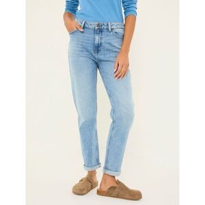 EUC FatFace Chesham Girlfriend Jeans Light Wash Casual High-Rise UK 16R US 12/14